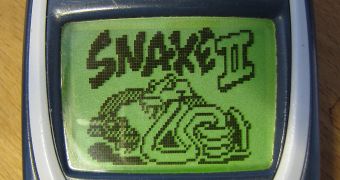 Snake game on the old Nokia 3310