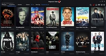 The Popcorn Time app, discontinued in March 2014