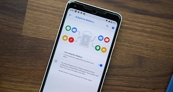 Android Pie Adaptive Battery screen