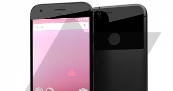 Render of Google's two upcoming phones