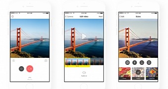 Video editing tool on Prisma for iOS