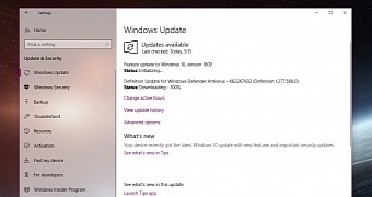 Microsoft makes the update available only on systems were issues won't occur