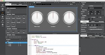 Qt Quick Designer now integrates a QML code editor
