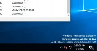 Seconds displayed in Windows 10 taskbar clock