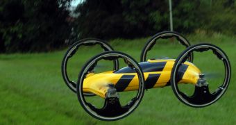 "B" Is a Quadrocopter Flying Car – Kickstarter