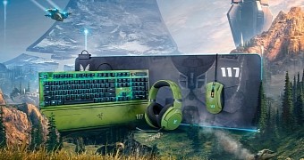 Razer Halo Infinite-themed gaming peripherals