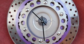 reCycle Clocks Turns Motorcycle Parts into Timepieces