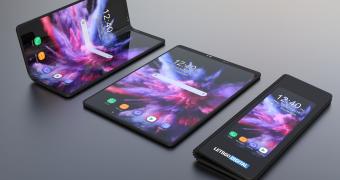 Realistically Looking Renders Show Off Samsung's Foldable Smartphone