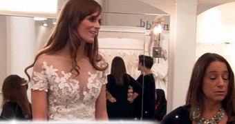 This was allegedly Jennifer Aniston's wedding dress: a Mark Zunino design retailing for $8,400 (€7,617)