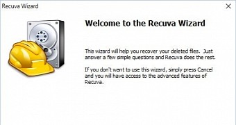 Welcome to the Recuva wizard