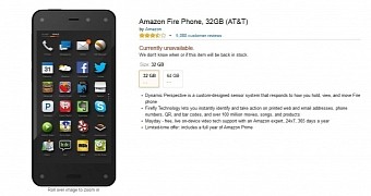 The Fire Phone is currently not available on the Amazon website