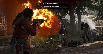 Rise of the Tomb Raider shooting mechanics