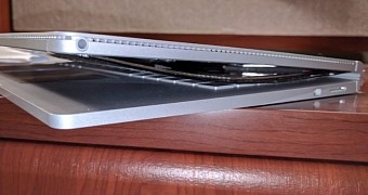 Swollen battery on Microsoft Surface Book