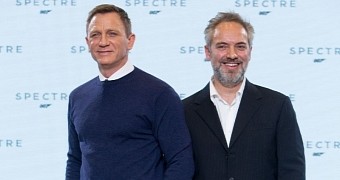 Current James Bond actor Daniel Craig and director Sam Mendes