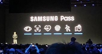 Samsung Pass icons at CES