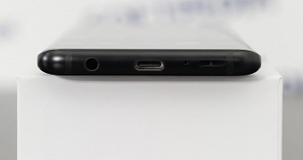 Headphone jack on the Samsung Galaxy S9