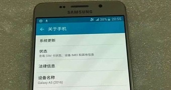 Samsung Galaxy A5 (front)