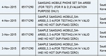 Samsung SM-A9000 at Zauba