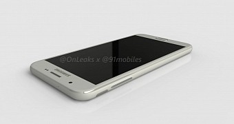 Render of the Galaxy J7 (2017)