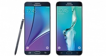 Samsung Galaxy Note 5 and Galaxy S6 edge+ press renders