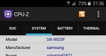 Samsung Galaxy Note 5 benchmark