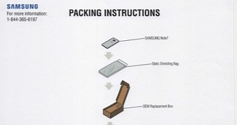 Return kit for the Galaxy Note 7