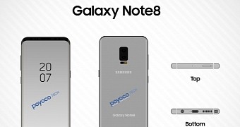 Samsung Galaxy Note 8 display details