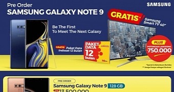 Alleged Samsung Galaxy Note 9 prices in Indonesia