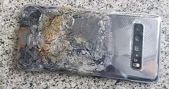 Burnt Samsung Galaxy S10 5G