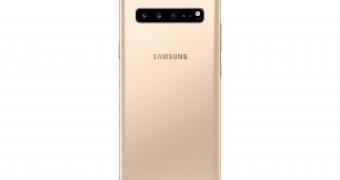 Samsung Galaxy S10 5G in Royal Gold