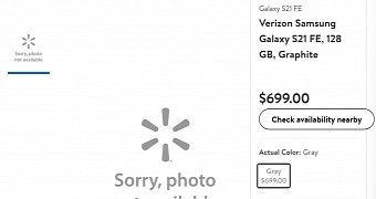 Samsung Galaxy S21 FE pricing revealed by Walmart