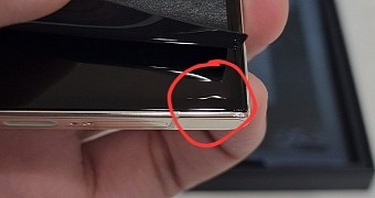 The mysterious mark on a Galaxy S23
