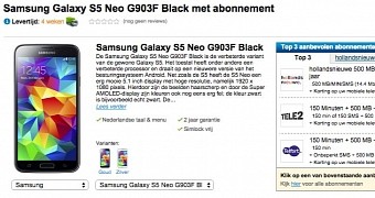 Samsung Galaxy Neo 5 store page