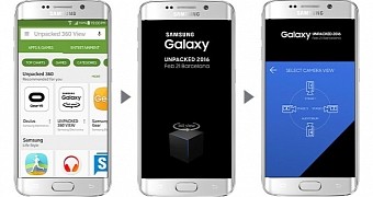 Samsung Unpacked 360 View application