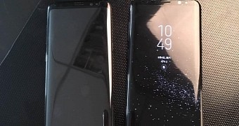 Alleged Galaxy S8 and S8+ side by side
