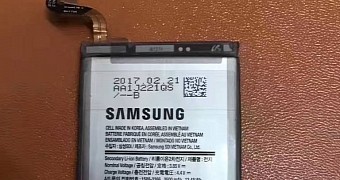 Samsung Galaxy S8 Plus alleged battery