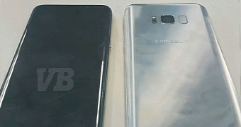 Samsung Galaxy S8 real photo