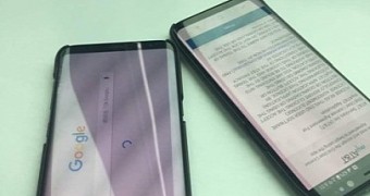 Alleged Galaxy S8 and S8+ image