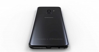 Alleged design of Samsung Galaxy S9