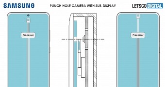 Samsung envisions a secondary screen covering the camera