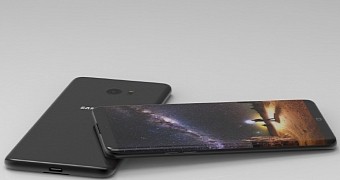 Render of the Galaxy S8