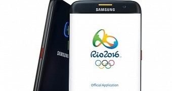 Galaxy S7 edge Olympic Edition front view