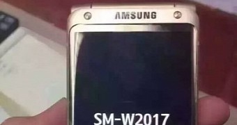 Leaked image of the upcoming Samsung W2017