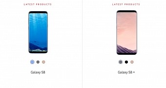New color options for the Galaxy S8 and S8 Plus