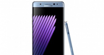 Galaxy Note 7 in Blue Coral variant