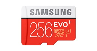 Samsung 256GB microSDXC EVO+ card