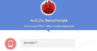 AnTuTu benchmark for Samsung W2017
