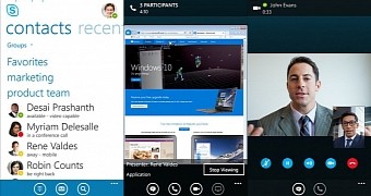 Skype for Business screenshots