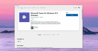 Microsoft Teams app on the Microsoft Store