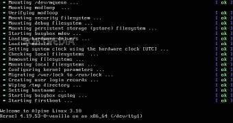 Alpine Linux 3.10.0